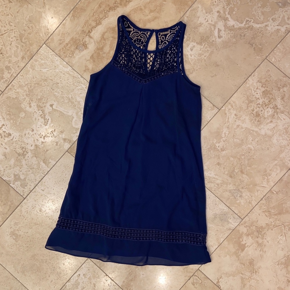 Gorgeous Blue Formal Mini Dress